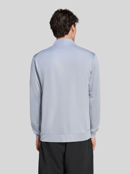 adidas Training kurtka treningowa o kroju regular fit z detalem z logo Średnioszary 5