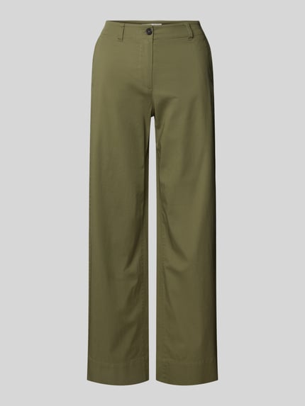 Marc O'Polo Wide Leg Chino aus Baumwoll-Mix Modell 'LANDE' Lind 2
