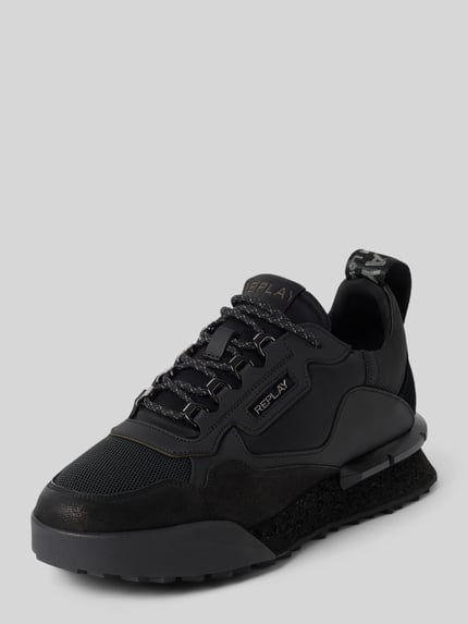 Replay Sneakers met merkdetails model 'FIELD' Zwart - 1