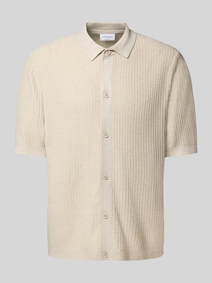 Lindbergh Vrijetijdsoverhemd met knoopsluiting Offwhite - 2