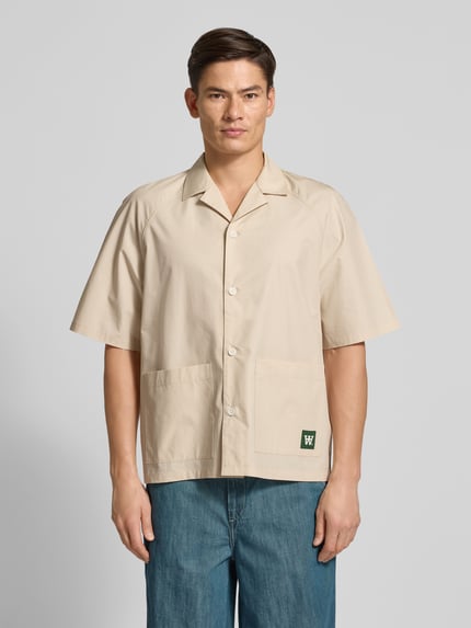 Wood Wood Regular Fit Freizeithemd mit Reverskragen Modell 'mumphry' Beige 4