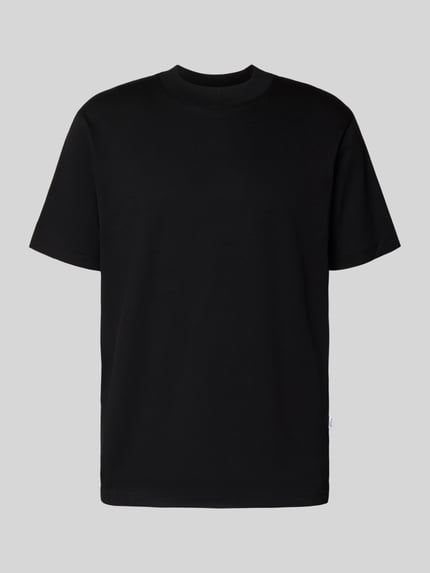 Produktfoto, Regular Fit T-Shirt aus reiner Baumwolle Modell 'COLMAN' von SELECTED HOMME in Schwarz, unifarben, Rundhals, kurzarm