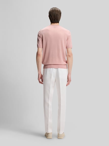 BOSS regular fit pullover van zuivere scheerwol model 'UMAURO' Roze - 5