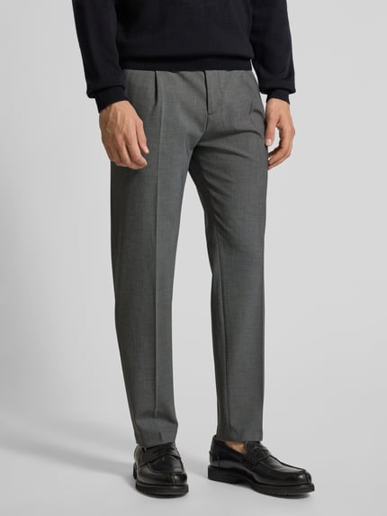 CINQUE Regular fit stoffen broek met Franse steekzakken model 'CiSalto' Middengrijs - 4