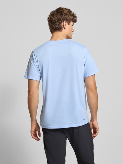 adidas Training T-Shirt mit Label-Print Bleu 5