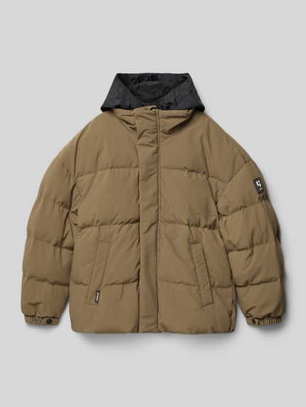 Garcia Regular fit winterjack in doorgestikte look Beige - 1