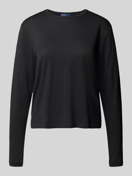 Polo Ralph Lauren Regular fit shirt met lange mouwen van een mix van katoen en modal Zwart - 2