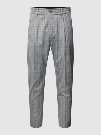 DRYKORN Stoffen broek met ruitmotief, model 'CHASY' Lichtgrijs - 2