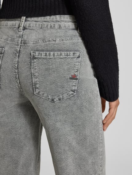 Buena Vista Wide Leg Cordhose mit Eingrifftaschen Dunkelgrau 3