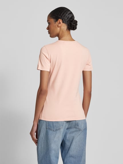 ARMEDANGELS T-Shirt mit Label-Print Modell 'EBAANORA' Lachs 5