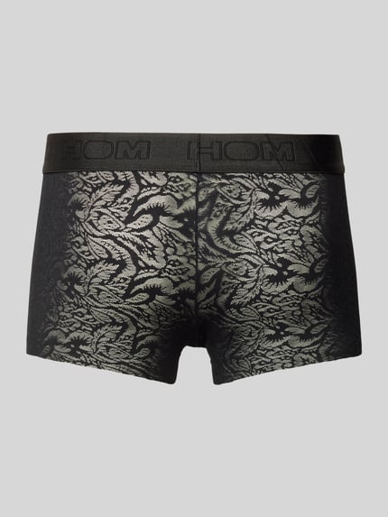 HOM Boxershort met elastische band met logo Black - 3