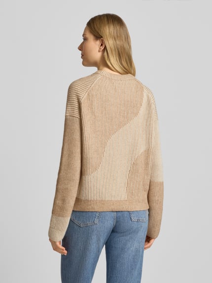 ARMEDANGELS Loose Fit Strickpullover aus Woll-Baumwoll-Mix Modell 'MAYRAA VANISE' Beige 5