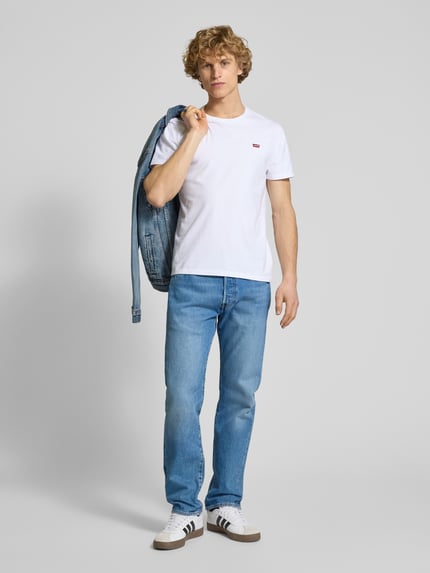 Levi's® Wide Leg fit jeans model '501®' Lichtblauw - 1