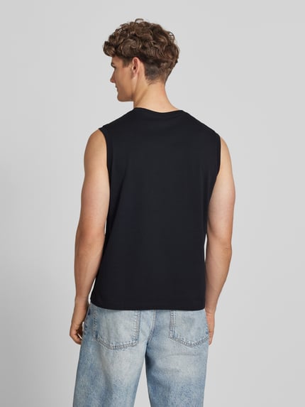 Champion Top mit Logo und Rundhalsausschnitt Black 5