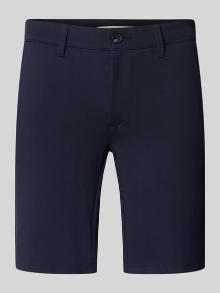 ONLY & SONS Regular Fit Bermudas aus Viskose-Mix Modell 'MARK' Marine 2