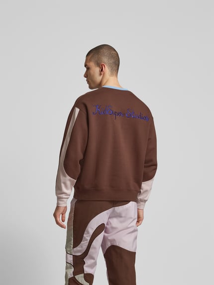 PUMA Sweatshirt met labeldetail Middenbruin - 5