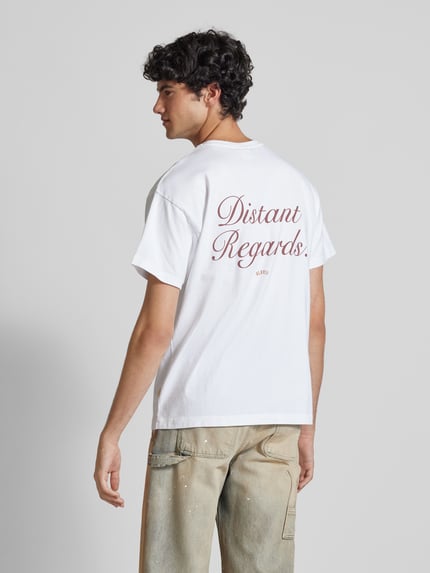 BLKVIS T-Shirt mit Motiv- und Label-Print Modell 'Trolley' Weiss 5