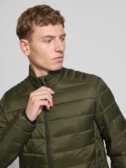 JACK & JONES Gewatteerd jack met ritssluiting, model 'BRADLEY' Olijfgroen - 3
