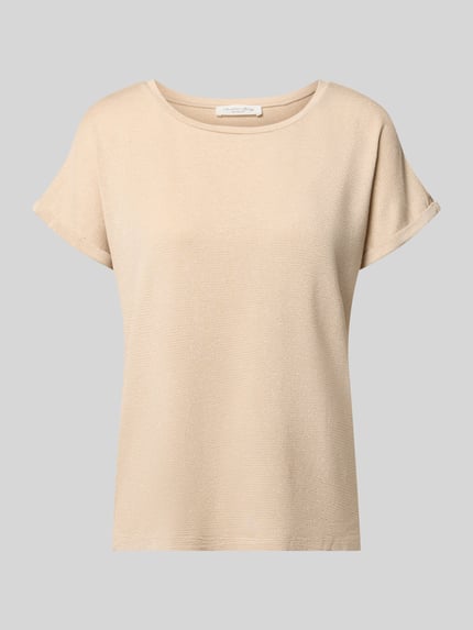 Relaxed Fit T-Shirt aus Viskose-Mix Shop The Look MANNEQUINE