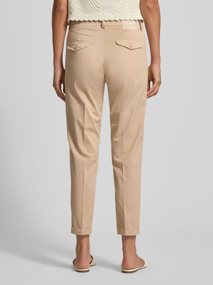 CAMBIO Slim Fit Chino aus Baumwoll-Mix Modell 'KARINA' Camel 5