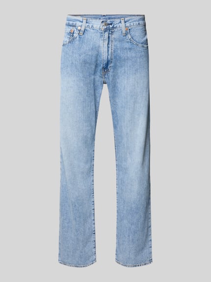 Produktfoto, Wide Fit Jeans mit 5-Pocket-Design von Levi's®, jasnoniebieski denim, bawełna z elastanem, relaxed fit, zapięcie na guzik i zamek