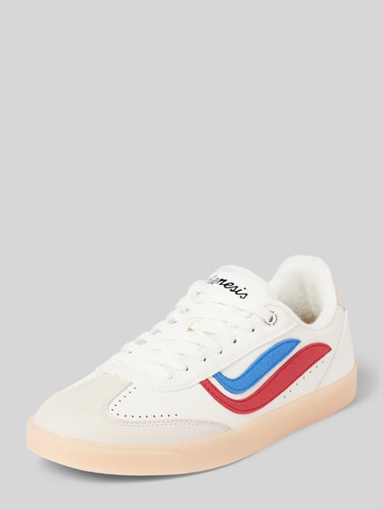 Genesis Sneakers met labelprint, model 'G-Volley Sugar Corn' Wit - 1