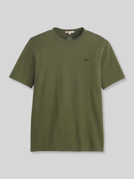 Levi's® męski t-shirt o kroju regular fit z czystej bawełny Oliwkowy 1