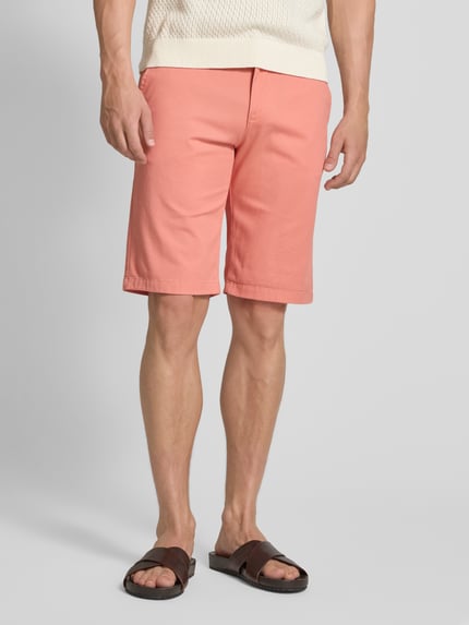 Tom Tailor Slim Fit Chinoshorts aus Baumwoll-Mix Rosa 4
