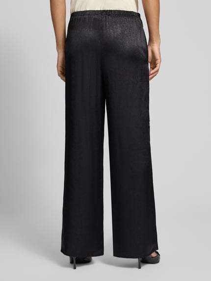 Topshop regular fit broek in wikkel-look model 'ELIN' Zwart - 5