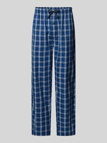 Produktfoto, Pyjama-Hose im Allover-Look mit Tunnelzug van GÖTZBURG 188, Heren pyjamabroek, puur katoen, regular fit, elastische band, all-over look, tunnelkoord