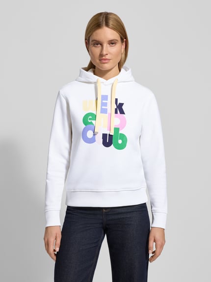 Christian Berg Woman Hoodie mit Kapuze Weiss 4