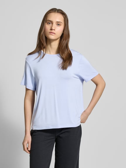 Calvin Klein Underwear T-shirt z okrągłym dekoltem model 'ULTRA SOFT’ Jasnoniebieski 4
