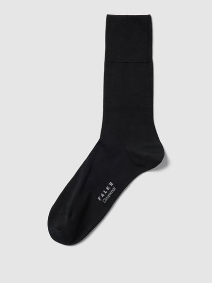 FALKE Socken mit Woll-Anteil Modell 'ClimaWool' Black 1