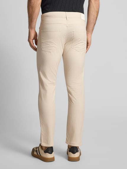 BOSS Slim Fit Stoffhose aus Baumwoll-Mix Modell 'DELAWARE' Offwhite 5
