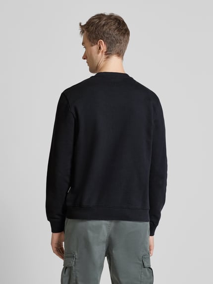 Napapijri Sweatshirt mit Label-Stitching Modell 'balis' Black 5