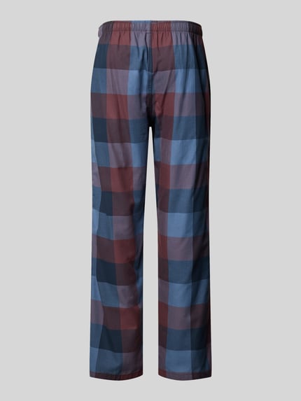 SCHIESSER Loose Fit Pyjama-Hose mit elastischem Bund Dunkelbraun 3