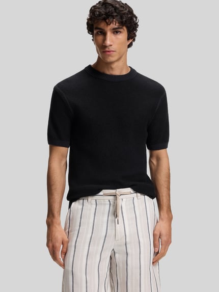 BOSS Orange Regular Fit Pullover aus Baumwoll-Mix Modell 'KANTONIO' Marine 4