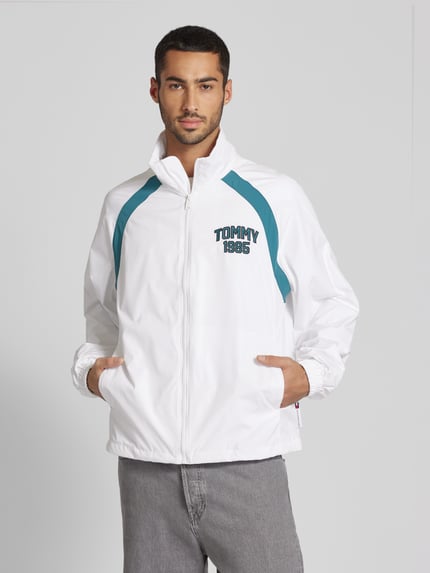 Tommy Jeans Kurtka treningowa ze stójką Biały 4