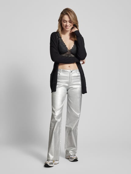 ONLY Bralette mit Spitzenbesatz Modell 'CHLOE' Black 1
