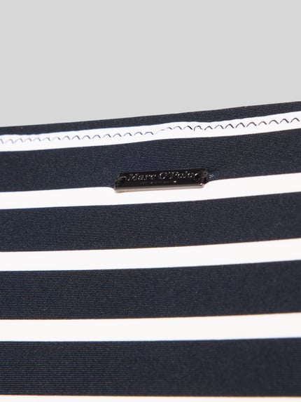 Marc O'Polo Figi bikini z aplikacją z metką model 'ESSENTIALS BRIEF' Ciemnoniebieski 2