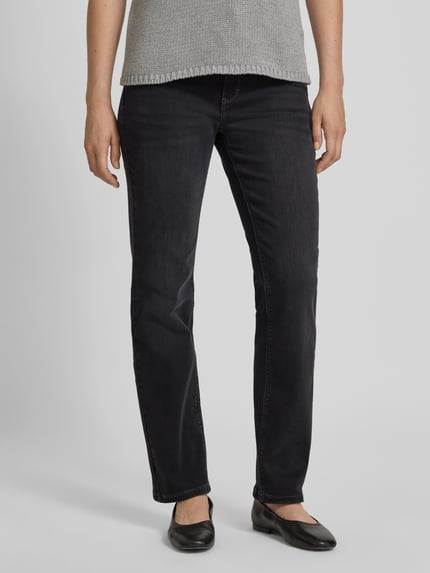 MAC Korte jeans met steekzakken Middenbruin - 4