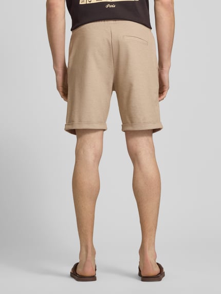 MCNEAL Sweatshorts mit elastischem Bund und Gesäßtasche Mud 5