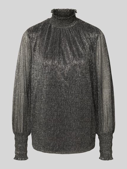 Bluzka ze stójką model ‘Ximena’ Shop The Look MANNEQUINE