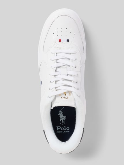 Polo Ralph Lauren Sneakers van gecoate leer-mix model 'MASTER COURT' Wit - 3