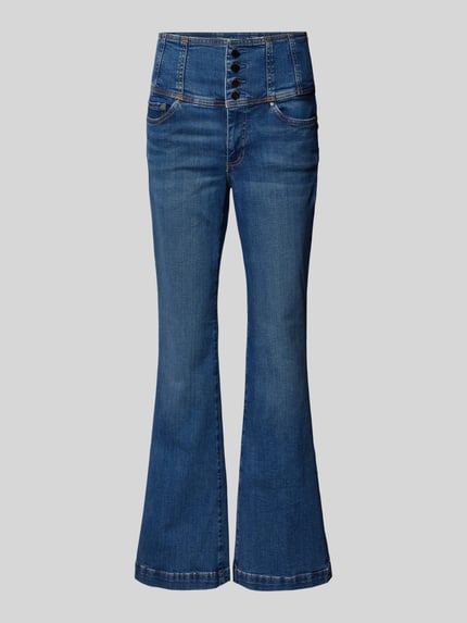 GUESS Flared jeans met knoopsluiting Jeansblauw - 2