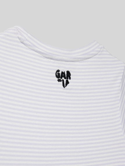 Garcia T-shirt met labelstitching Lila - 2