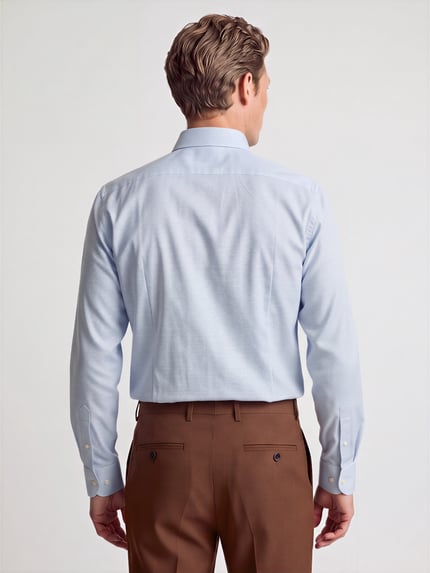 BOSS Slim Fit Businesshemd mit Kentkragen Bleu 5