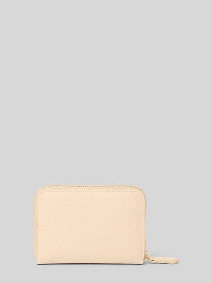 Valentino Bags Portemonnaie mit Label-Applikation Modell 'ALEXIA' Ecru 2