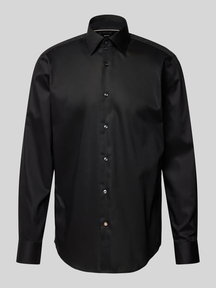 BOSS Regular Fit Business-Hemd mit Kentkragen Modell 'JOE' Black 2