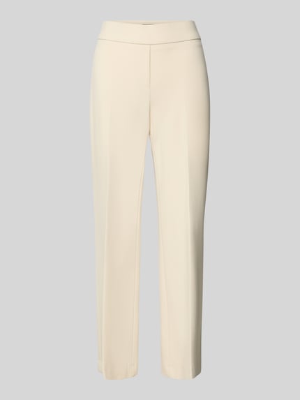 SEDUCTIVE Stoffhose mit Bundfalten Modell 'NANETTE' Ecru 2